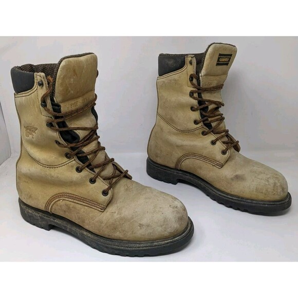 Red Wing 2229 10” Steel Toe Gore-Tex‎ Work Boots Men's Size 8.5 EE Wide USA Made - Picture 1 of 15